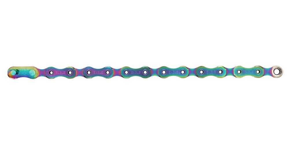 SRAM XX1 Eagle AXS Chain - 12-Speed, 126 Links, Rainbow - Beyond Aero