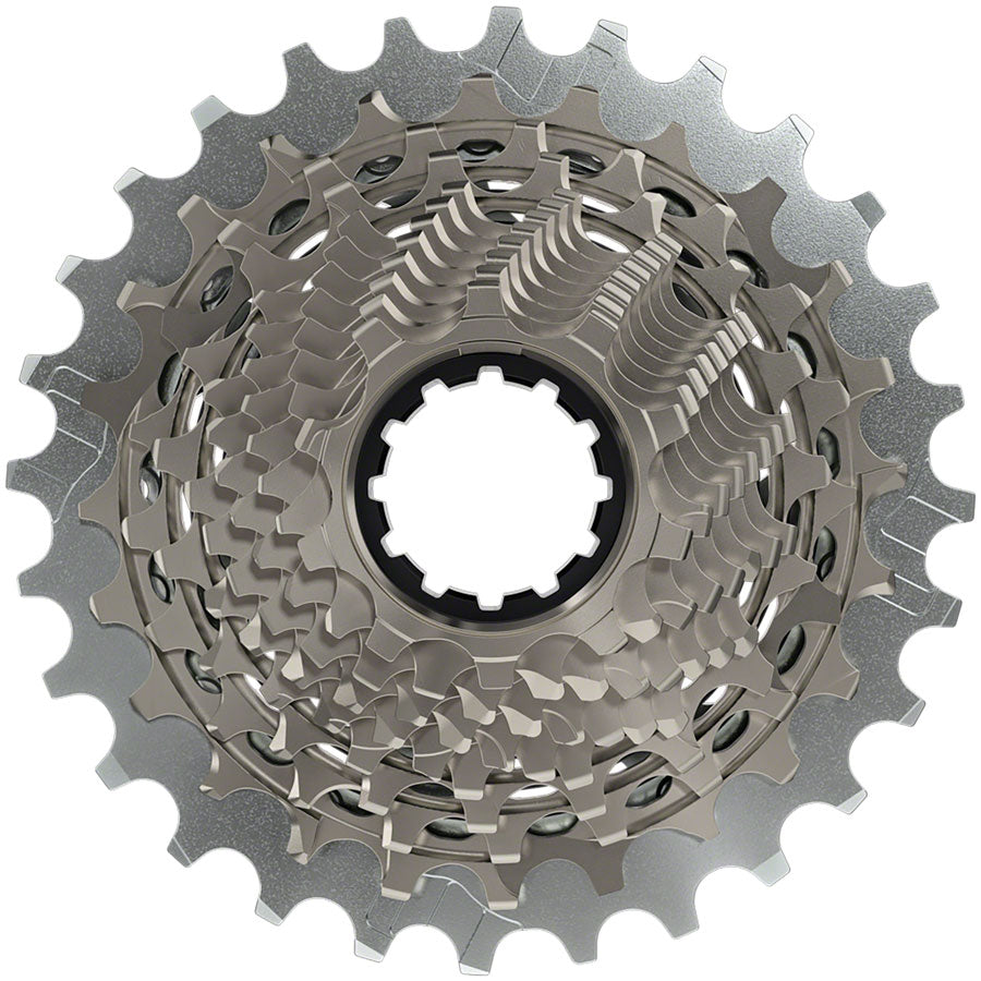 SRAM RED AXS XG-1290 Cassette - 12 Speed, 10-33t, Silver, For XDR Driver Body, D1 - Beyond Aero