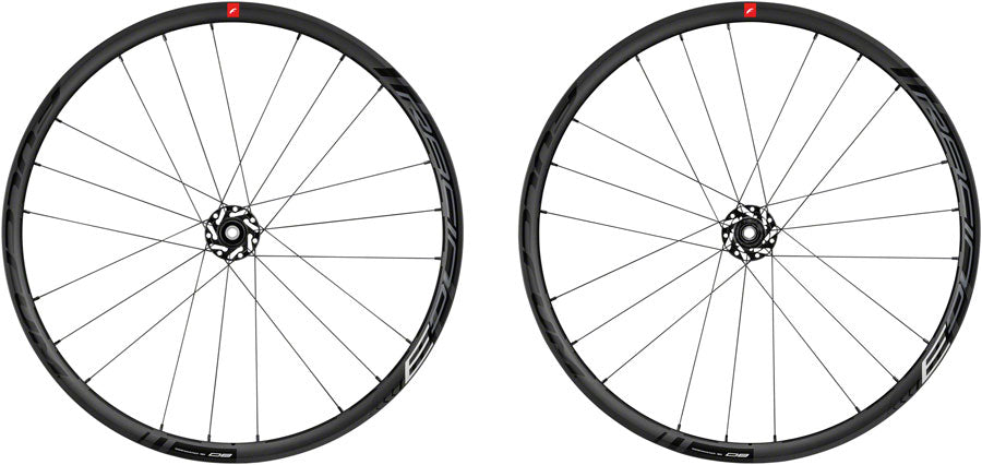 Fulcrum Racing 3 DB Wheelset - 700, 12 x100/142, Center-Lock, HG 11, Black - Beyond Aero